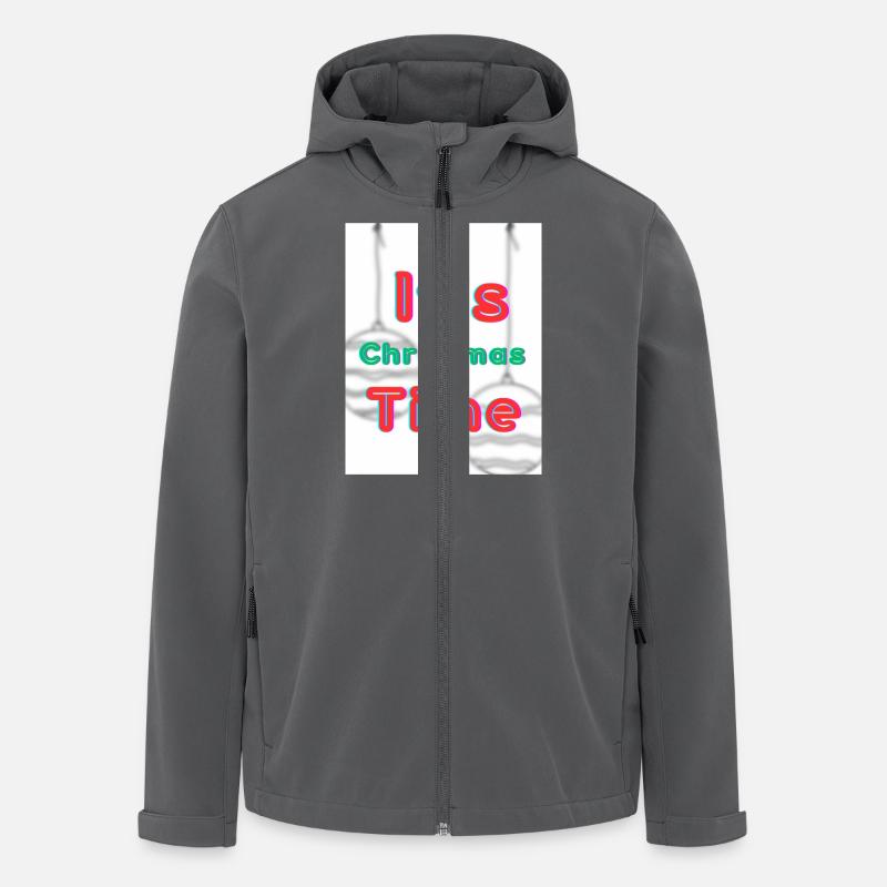 It's Christmas time - Recycelte Männer Softshell-Jacke von Stanley/Stella - Anthrazit