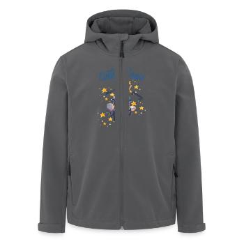 Eintopf Genie - Recycelte Männer Softshell-Jacke von Stanley/Stella - Anthrazit - Vorne - AI Model Male 185 light (185cm)