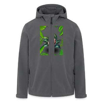 Sapodilla - Recycelte Männer Softshell-Jacke von Stanley/Stella - Anthrazit - Vorne - AI Model Male 185 light (185cm)