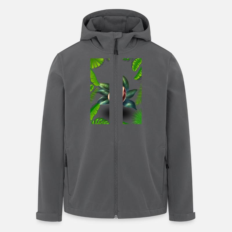 Sapodilla - Recycelte Männer Softshell-Jacke von Stanley/Stella - Anthrazit