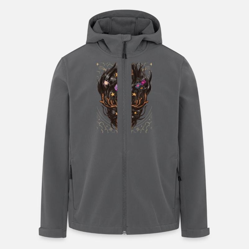 witch tshirt - Men’s Recycled Softshell Jacket by Stanley/Stella - anthracite