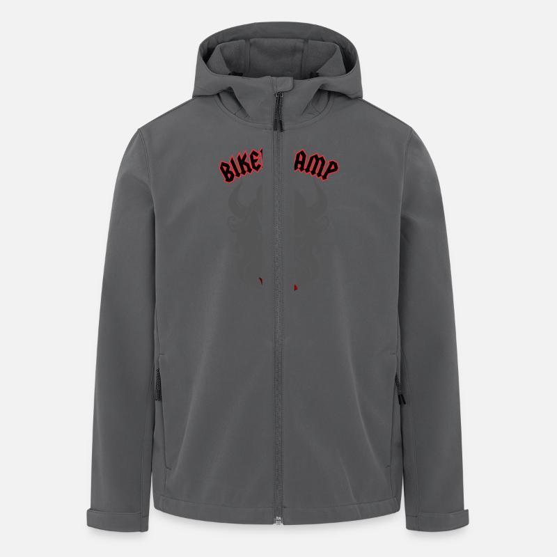 BIKER VAMP - Recycelte Männer Softshell-Jacke von Stanley/Stella - Anthrazit