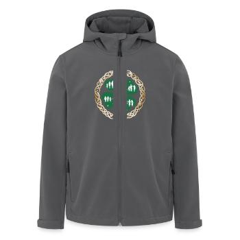 St. Patricks Tag - Recycelte Männer Softshell-Jacke von Stanley/Stella - Anthrazit - Vorne - AI Model Male 185 light (185cm)