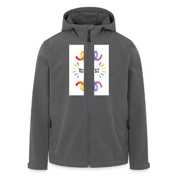 Proud - Recycelte Männer Softshell-Jacke von Stanley/Stella - Anthrazit - Vorne - AI Model Male 185 light (185cm)