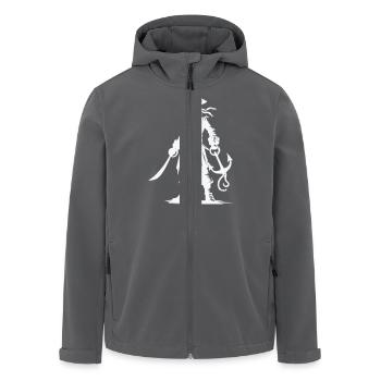 pirat - Recycelte Männer Softshell-Jacke von Stanley/Stella - Anthrazit - Vorne - AI Model Male 185 light (185cm)