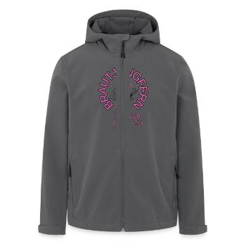 Brautjungfern Junggesellinnenabschied - Recycelte Männer Softshell-Jacke von Stanley/Stella - Anthrazit - Vorne - AI Model Male 185 light (185cm)