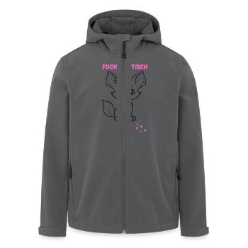 Fuchstastisch für kleine Füchse - Recycelte Männer Softshell-Jacke von Stanley/Stella - Anthrazit - Vorne - AI Model Male 185 light (185cm)