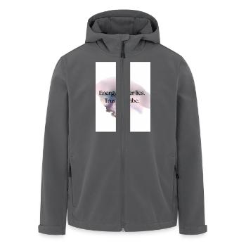 True Vibes - Recycelte Männer Softshell-Jacke von Stanley/Stella - Anthrazit - Vorne - AI Model Male 185 light (185cm)