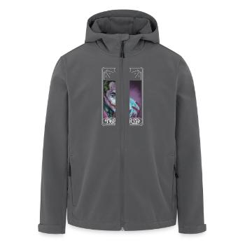 WITZBOLD - Recycelte Männer Softshell-Jacke von Stanley/Stella - Anthrazit - Vorne - AI Model Male 185 light (185cm)