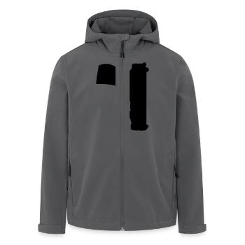 Pistole - Recycelte Männer Softshell-Jacke von Stanley/Stella - Anthrazit - Vorne - AI Model Male 185 light (185cm)