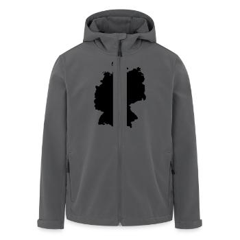 Deutschland - Recycelte Männer Softshell-Jacke von Stanley/Stella - Anthrazit - Vorne - AI Model Male 185 light (185cm)