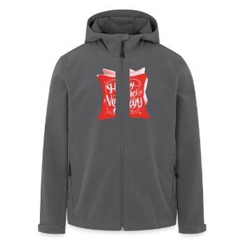 VALENTEN 2025 - Recycelte Männer Softshell-Jacke von Stanley/Stella - Anthrazit - Vorne - AI Model Male 185 light (185cm)