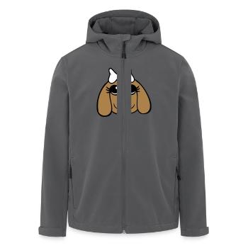 Hund Gesicht Mädchen Hübsch Schleife Weiblich Frau - Recycelte Männer Softshell-Jacke von Stanley/Stella - Anthrazit - Vorne - AI Model Male 185 light (185cm)