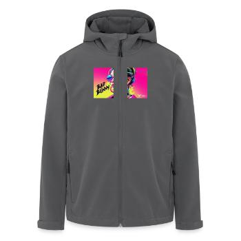 Bad Bunny Model Girl - Recycelte Männer Softshell-Jacke von Stanley/Stella - Anthrazit - Vorne - AI Model Male 185 light (185cm)