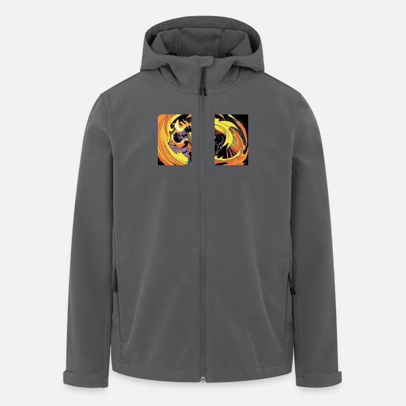 nVx Hades 1 - Recycelte Männer Softshell-Jacke von Stanley/Stella - Anthrazit