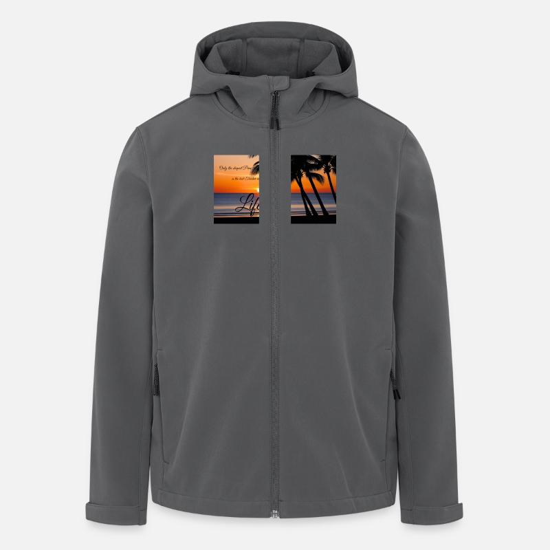 Douleur - Veste softshell homme en polyester recyclé Stanley/Stella - charbon