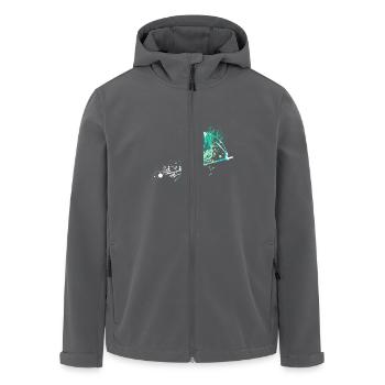 Cool splash pool billiards player - Recycelte Männer Softshell-Jacke von Stanley/Stella - Anthrazit - Vorne - AI Model Male 185 light (185cm)
