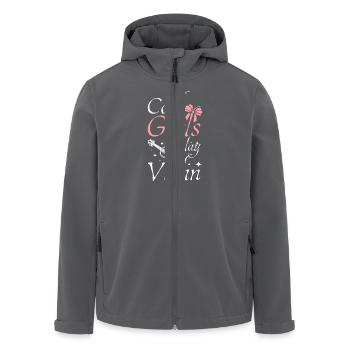 violinist Cool girls play violin - Recycelte Männer Softshell-Jacke von Stanley/Stella - Anthrazit - Vorne - AI Model Male 185 light (185cm)