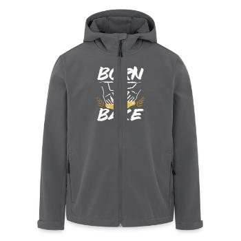 Baking bread born to bake - Recycelte Männer Softshell-Jacke von Stanley/Stella - Anthrazit - Vorne - AI Model Male 185 light (185cm)