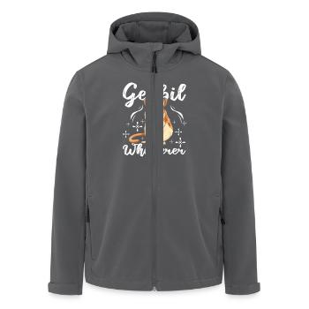 Gerbil whisperer - Recycelte Männer Softshell-Jacke von Stanley/Stella - Anthrazit - Vorne - AI Model Male 185 light (185cm)