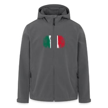 Mexican Flag Maracas Player - Recycelte Männer Softshell-Jacke von Stanley/Stella - Anthrazit - Vorne - AI Model Male 185 light (185cm)