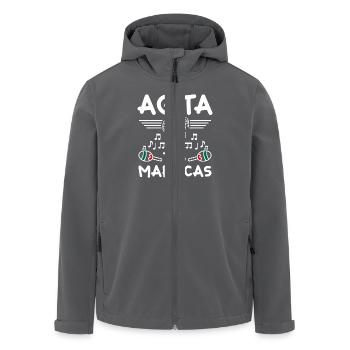 Mexican Agita tus Maracas - Recycelte Männer Softshell-Jacke von Stanley/Stella - Anthrazit - Vorne - AI Model Male 185 light (185cm)
