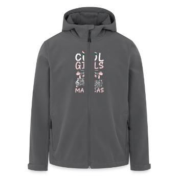 Cool girls play maracas - Recycelte Männer Softshell-Jacke von Stanley/Stella - Anthrazit - Vorne - AI Model Male 185 light (185cm)