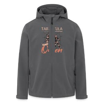 Girl Tarantula Queen - Recycelte Männer Softshell-Jacke von Stanley/Stella - Anthrazit - Vorne - AI Model Male 185 light (185cm)