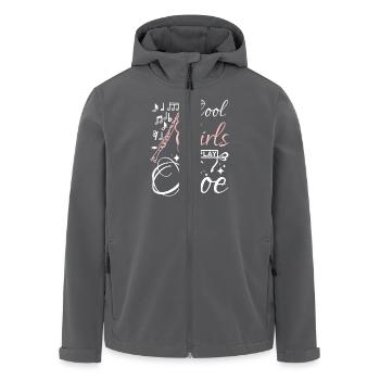 Cool girls play oboe - Recycelte Männer Softshell-Jacke von Stanley/Stella - Anthrazit - Vorne - AI Model Male 185 light (185cm)