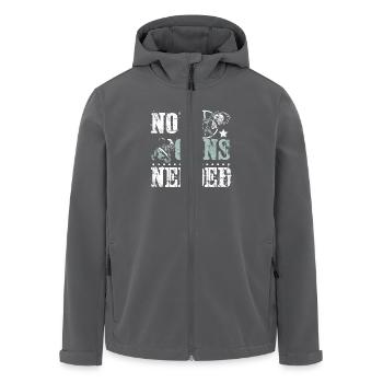 Hunting no guns needed Falconer - Recycelte Männer Softshell-Jacke von Stanley/Stella - Anthrazit - Vorne - AI Model Male 185 light (185cm)