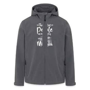 The coolest people on earth play marimba - Recycelte Männer Softshell-Jacke von Stanley/Stella - Anthrazit - Vorne - AI Model Male 185 light (185cm)