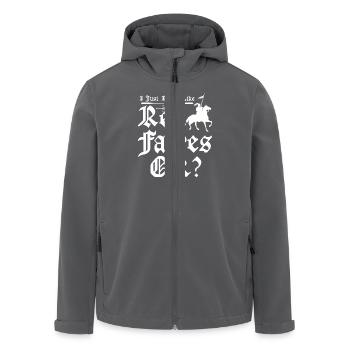 I just really like ren faires ok - Recycelte Männer Softshell-Jacke von Stanley/Stella - Anthrazit - Vorne - AI Model Male 185 light (185cm)