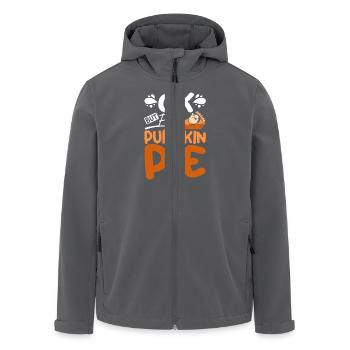 OK but first pumpkin pie - Recycelte Männer Softshell-Jacke von Stanley/Stella - Anthrazit - Vorne - AI Model Male 185 light (185cm)