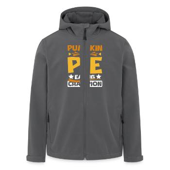 Pumpkin pie eating champion - Recycelte Männer Softshell-Jacke von Stanley/Stella - Anthrazit - Vorne - AI Model Male 185 light (185cm)