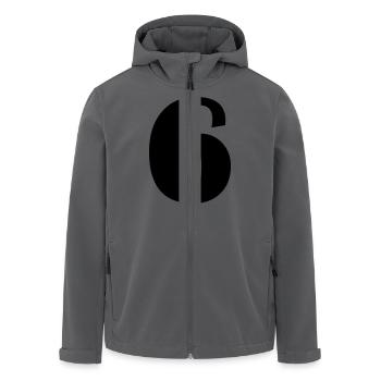 6 - Recycelte Männer Softshell-Jacke von Stanley/Stella - Anthrazit - Vorne - AI Model Male 185 light (185cm)