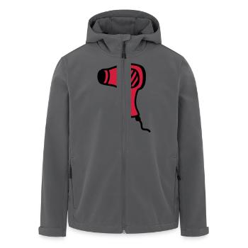 Föhn - Haartrockner - Recycelte Männer Softshell-Jacke von Stanley/Stella - Anthrazit - Vorne - AI Model Male 185 light (185cm)