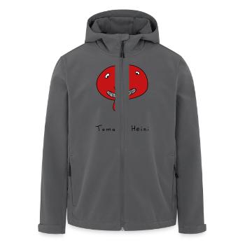 Tomaten Heini - Recycelte Männer Softshell-Jacke von Stanley/Stella - Anthrazit - Vorne - AI Model Male 185 light (185cm)