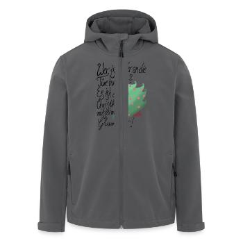 Christkind Glumpert - Recycelte Männer Softshell-Jacke von Stanley/Stella - Anthrazit - Vorne - AI Model Male 185 light (185cm)