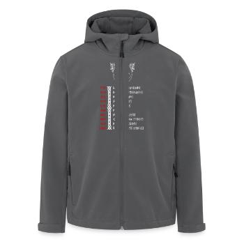 Viking-Tour - Recycelte Männer Softshell-Jacke von Stanley/Stella - Anthrazit - Vorne - AI Model Male 185 light (185cm)