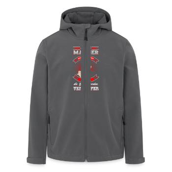 Verkäufer - Beste Männer - Recycelte Männer Softshell-Jacke von Stanley/Stella - Anthrazit - Vorne - AI Model Male 185 light (185cm)