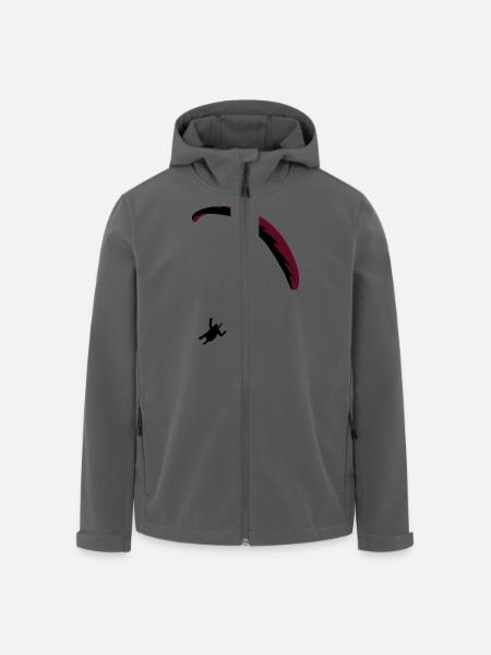 Gleitschirm Praglider - Recycelte Männer Softshell-Jacke von Stanley/Stella - Anthrazit