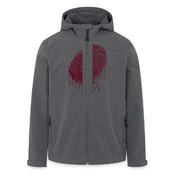 Fingerprint - Recycelte Männer Softshell-Jacke von Stanley/Stella - Anthrazit - Vorne - AI Model Male 185 light (185cm)