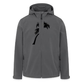 Palme - Recycelte Männer Softshell-Jacke von Stanley/Stella - Anthrazit - Vorne - AI Model Male 185 light (185cm)