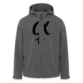 Alpha Weibchen - Recycelte Männer Softshell-Jacke von Stanley/Stella - Anthrazit - Vorne - AI Model Male 185 light (185cm)