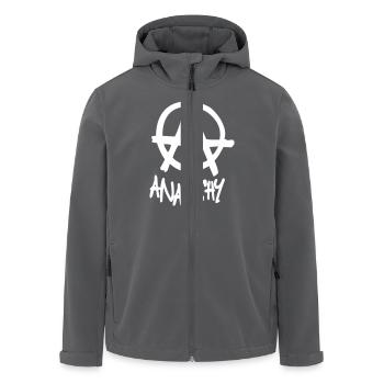 ANARCHY - Recycelte Männer Softshell-Jacke von Stanley/Stella - Anthrazit - Vorne - AI Model Male 185 light (185cm)