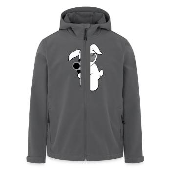 shotgun rabbit - Recycelte Männer Softshell-Jacke von Stanley/Stella - Anthrazit - Vorne - AI Model Male 185 light (185cm)