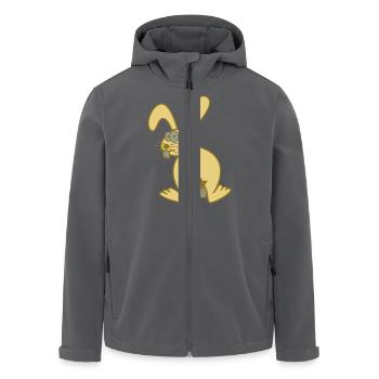 Osterhase mit ostereiern - Recycelte Männer Softshell-Jacke von Stanley/Stella - Anthrazit - Vorne - AI Model Male 185 light (185cm)