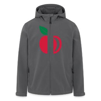Apfel - Recycelte Männer Softshell-Jacke von Stanley/Stella - Anthrazit - Vorne - AI Model Male 185 light (185cm)