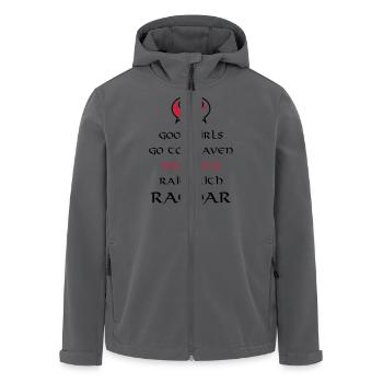 Bad Girls Raid With Ragnar - Recycelte Männer Softshell-Jacke von Stanley/Stella - Anthrazit - Vorne - AI Model Male 185 light (185cm)