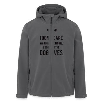Dogs - Recycelte Männer Softshell-Jacke von Stanley/Stella - Anthrazit - Vorne - AI Model Male 185 light (185cm)
